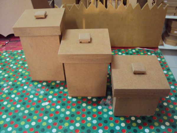 Conjunto - Potes MDF